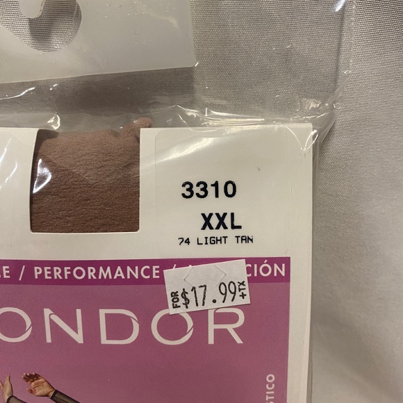 Mondor 3310 Footed Women’s Light Tan Tights - Picture 8 of 9